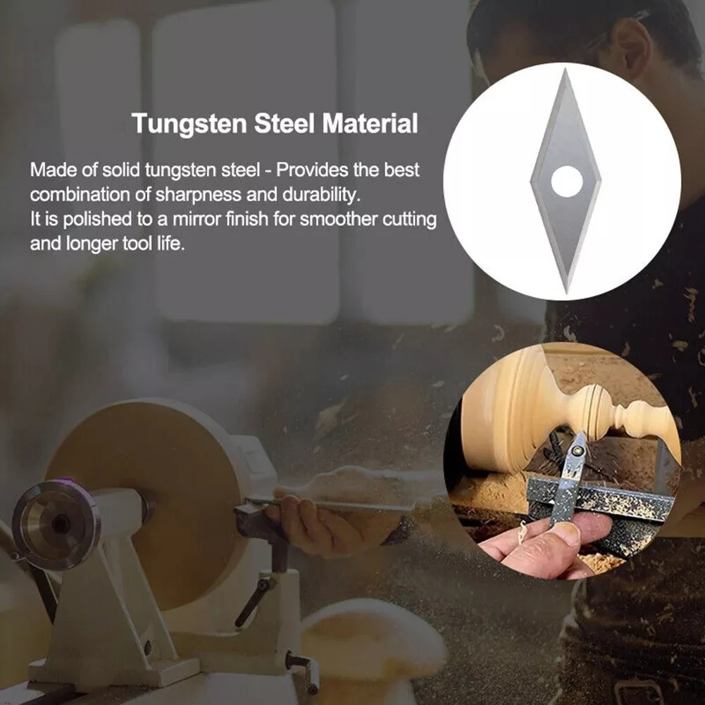 Carbide Cutting Tools Carbide Cutter Inserts Compatible With Popular Bits Convenient Storage Long-term Use For Planing Bits