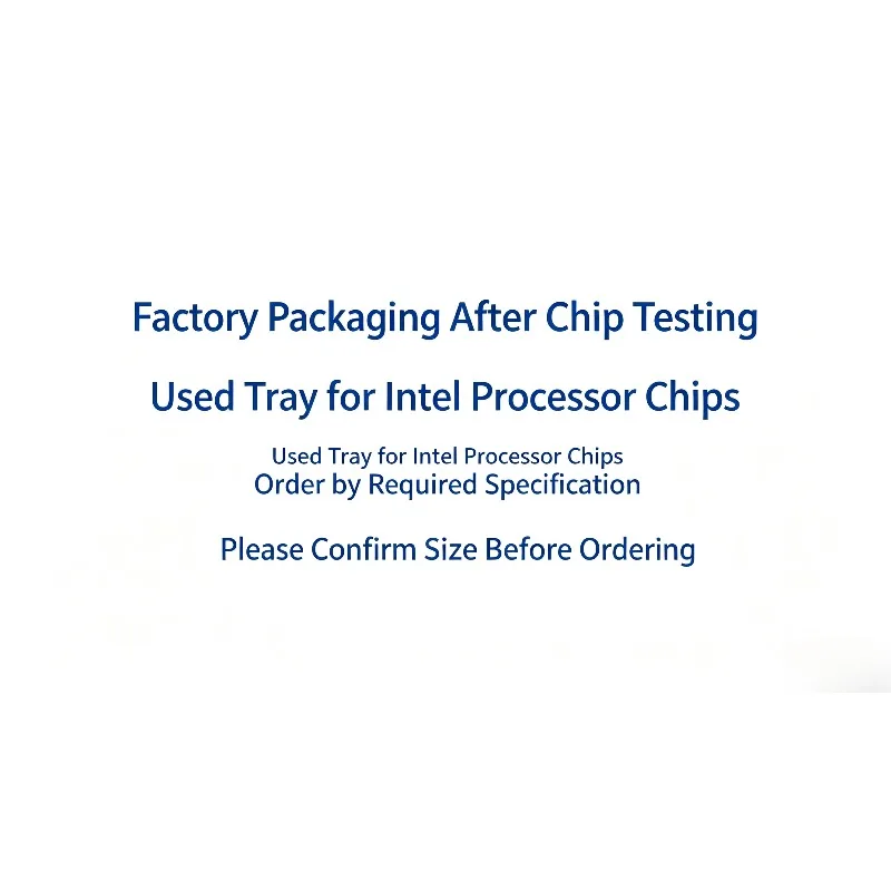 CPU Plastic Tray Box Intel 12/13/14Gen LGA1200LGA1700LGA1851BGA1744BGA2094 IoT Industrial Processor Protective Clamshell Holder