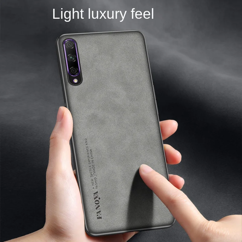 For Huawei Y9S STK-L21 STK-LX3 Case Shockproof PU Leather Skin Hard Cover Case Silicone Bumper for Huawei Y9S HuaweiY9S STK-L22