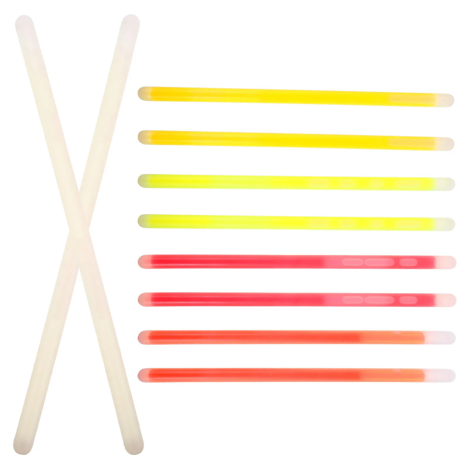 

10pcs Glow Sticks Bulk Fluorescent Glowing Plaything For Party Supplies Decorative Stick Luminous Props Wedding Halloween
