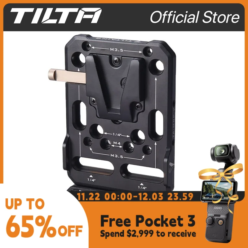 TILTA TA-MBP-K1-V Mini V-Mount Battery Plate Kit I