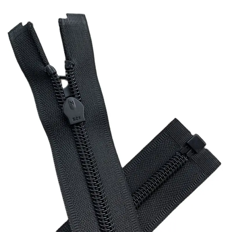 Spot Groothandel #5 Nylon Waterdichte Open-End Rits Casual Kledingjack Onzichtbare Rits Silder Met Tpu Waterdichte Film