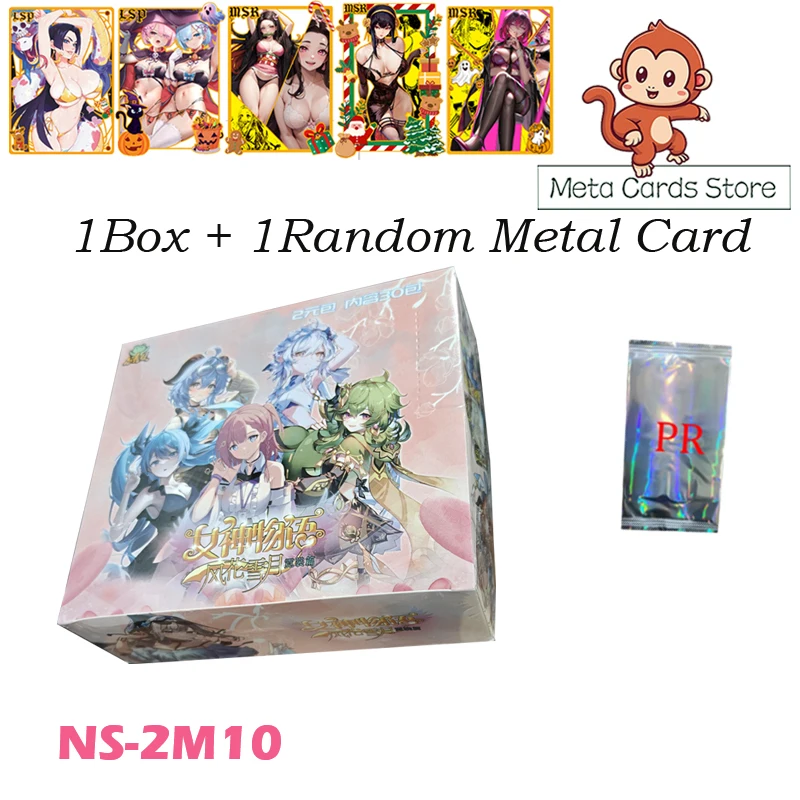 

NS-2M10 Goddess Story Cards Genshin Anime Girl Doujin Waifu Card Hobby Game Collectible Cards Booster Box Toy Gifts