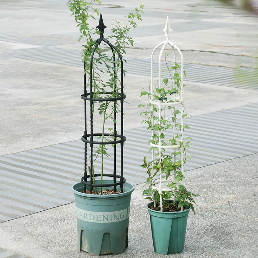 

Garden Plants Climbing Support Multifunctional Metal Iron Flower Pots Vine Stand Holder for Home Garden Decorations