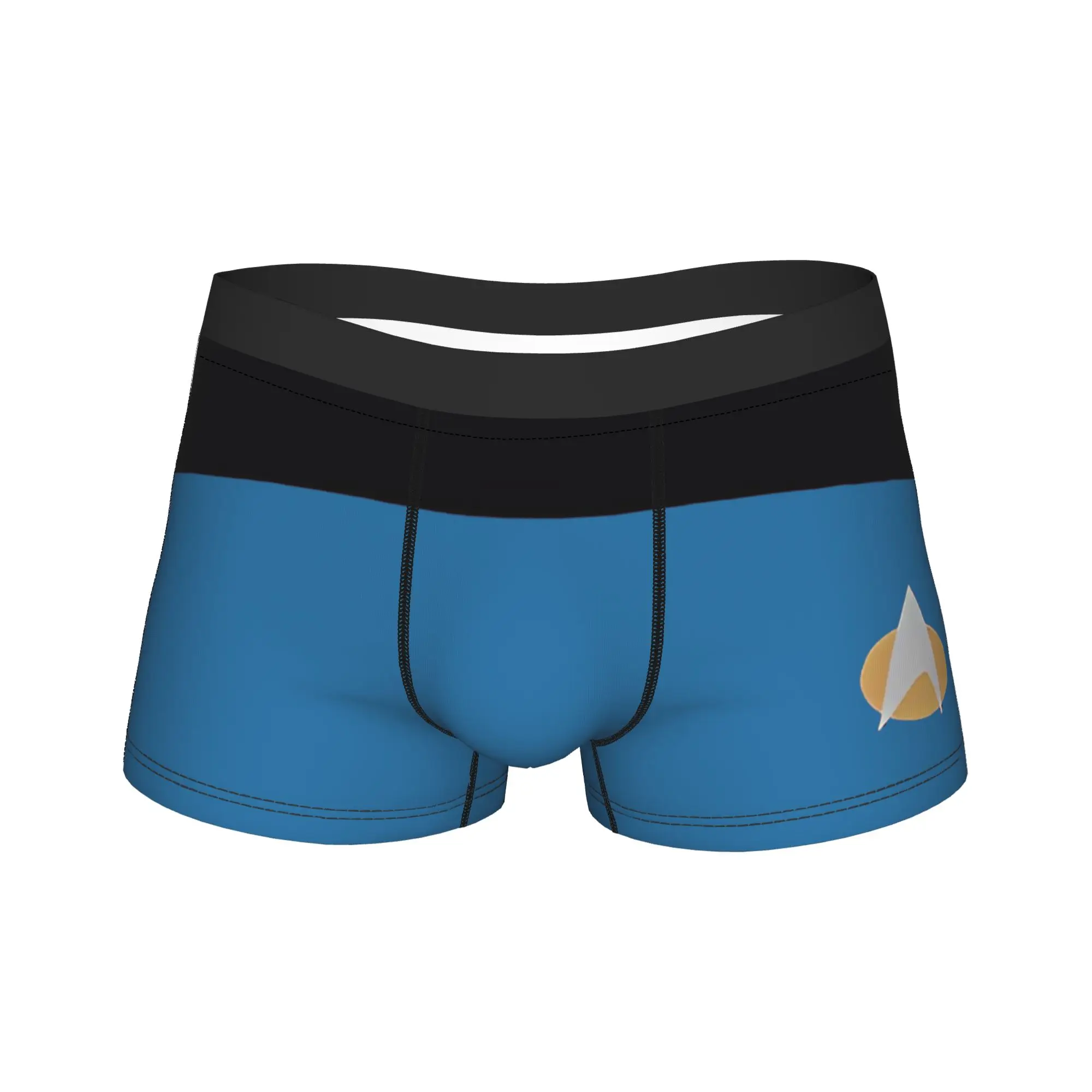 Stars Treks Men's Underwear Boxer Briefs Shorts Panties Novelty Breathable Underpants for Homme Plus Size