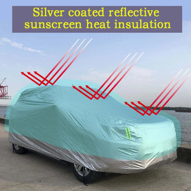 Hot-selling Fully Automatic Car Cover New Silver Coated Remote Control 90% UV Protection Rainproof Snowproof Snowproof