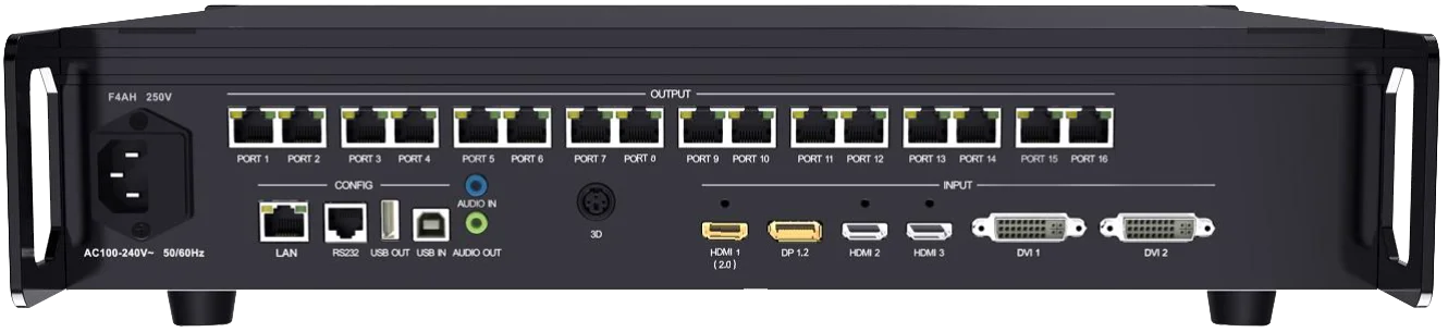 Colorlight X16E LED Video Controller Processor with 16 Gigabit Ethernet Ports