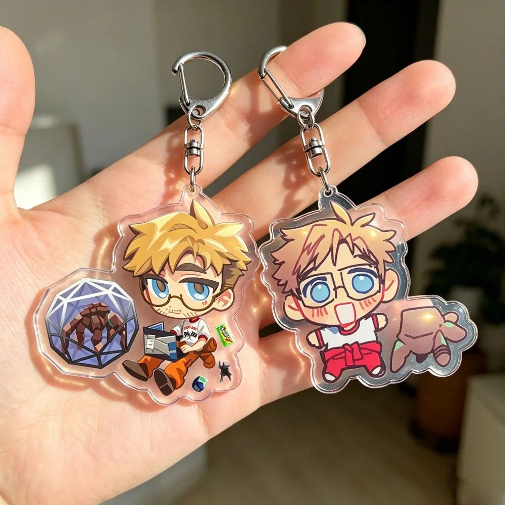 Project Hail Mary Keychains Amaze Fist My Bump Keyrings Jewelry Manga Game Fans Gifts