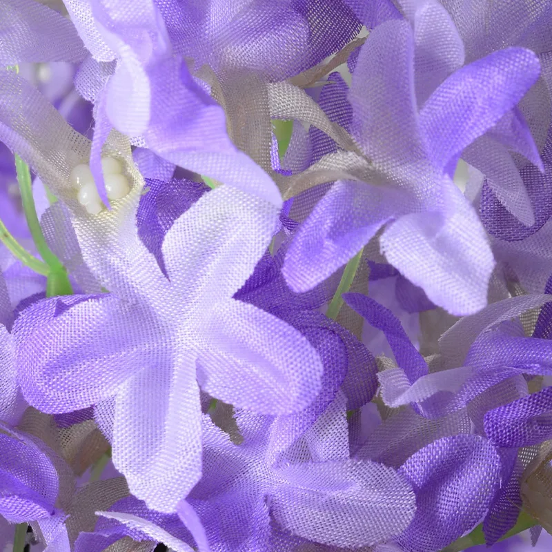 Encryption Lilac Cross Cherry Blossom Simulation Flower Home Wedding Road Guide Decoration Fake Flower Artificial Silk Flower
