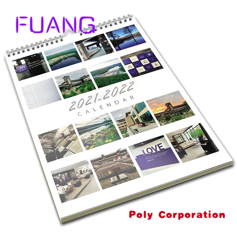 Custom  Promotional Custom Coloring Printing 2023 Daily Wall Calendar