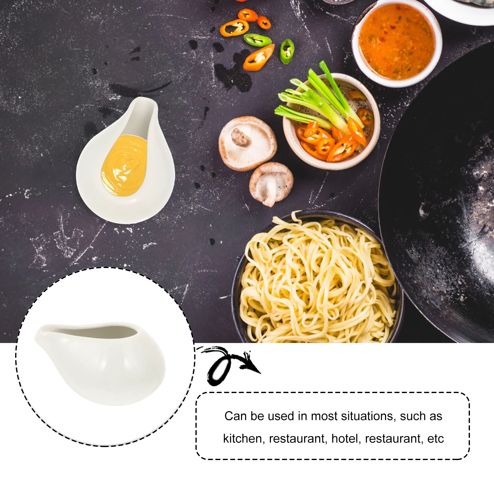 

Ceramic Sauce Jug Creamer Pitcher Handleless Convenient Pouring Round Smooth Surface Multipurpose Sauce Container for Home