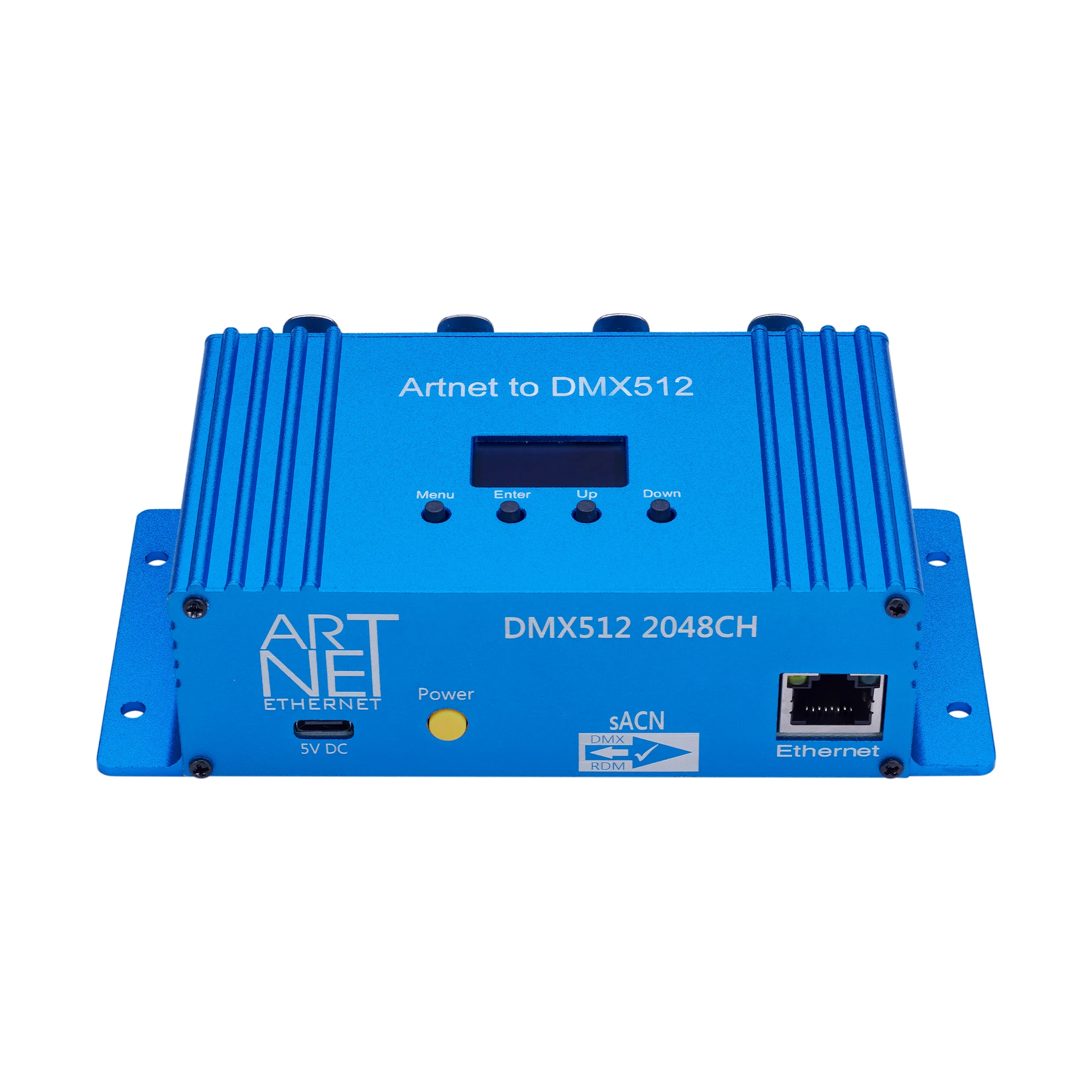 7-LCD ArtNet-DMX512 Ethernet Controller 4 Universe 2048CH Interface Support MA2 Titan Freestyle
