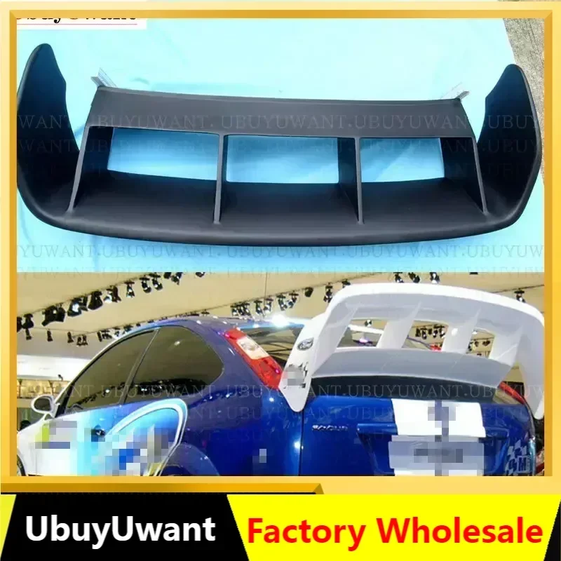 Passend für Ford Focus WRC Style Auto Spoiler 2005-2007 Carbonfaser Heckklappenspoiler Ducktail Lippenflügel