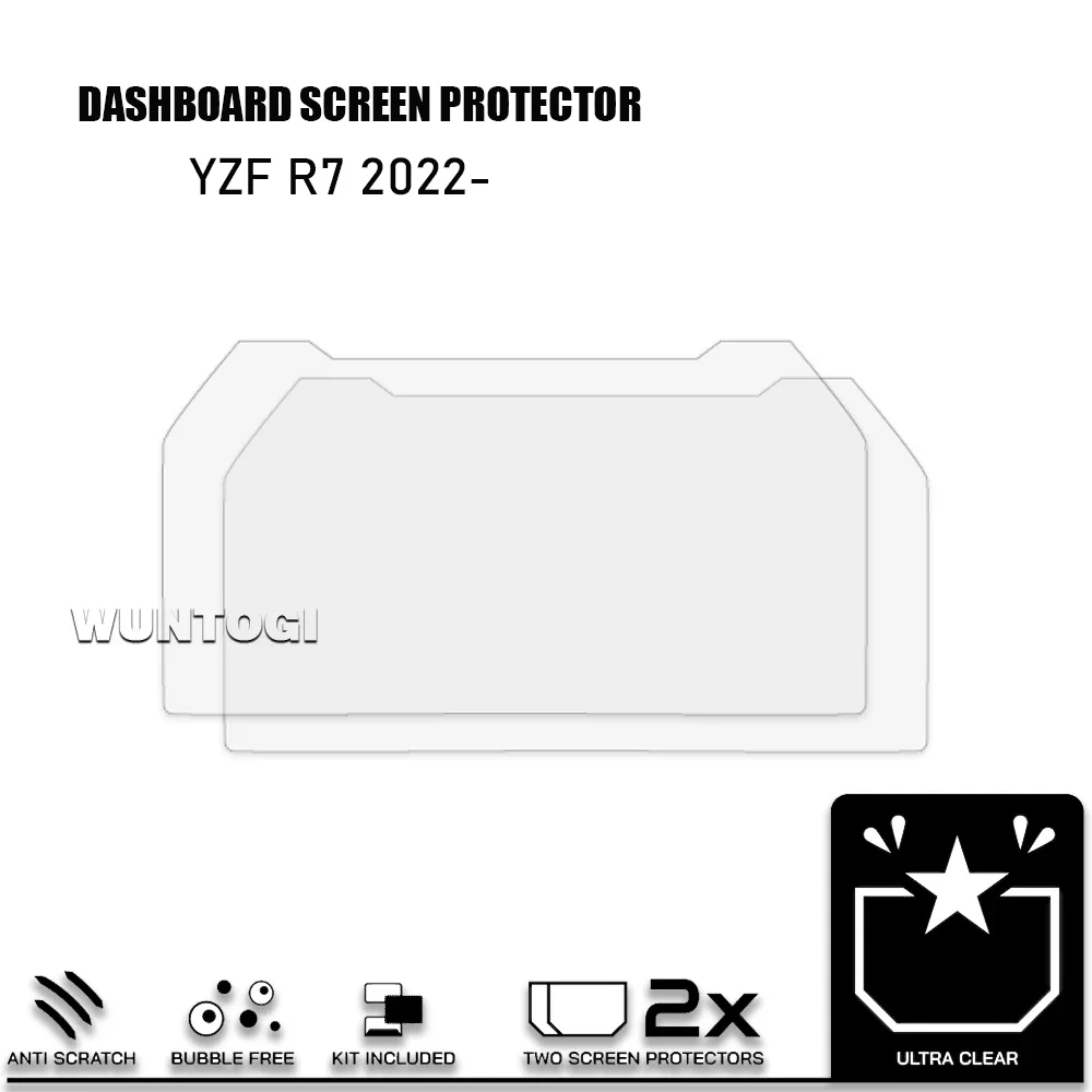 

R7 Accessories Dashboard Screen Protector for Yamaha R7 2022 HD Anti-glare Scratch Cluster Screen Protection Instrument Film