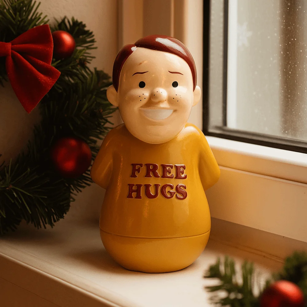 Handgemaakte grappige karakter standbeeld handwerk model speelgoed parodieën hars ornament collectible display tafel tuimelaar speelgoed