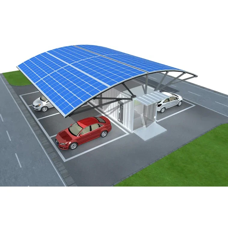 Soluciones de estación de carga de energía renovable con estructura infrarroja de carga de vehículos eléctricos