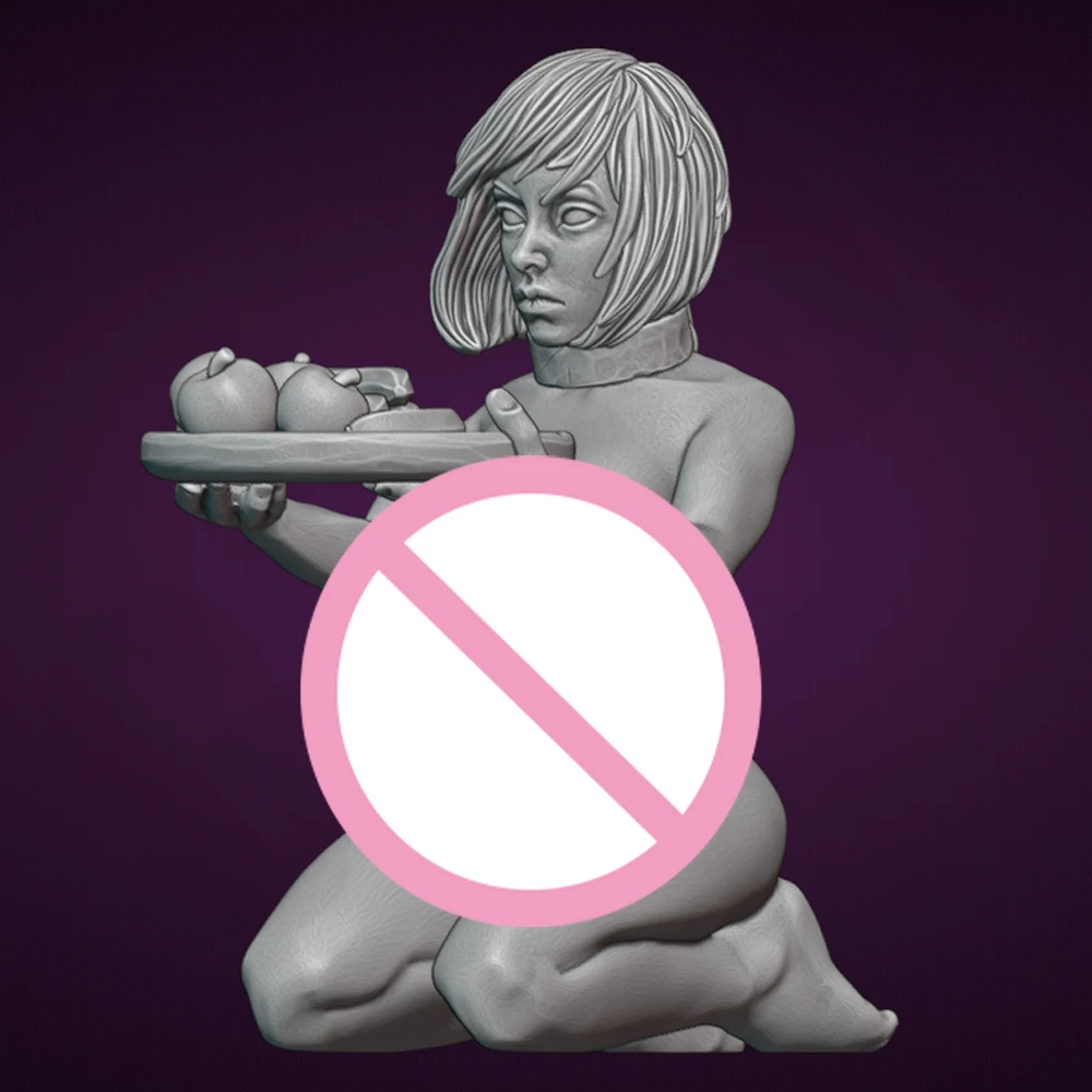 1/24 NSFW Niewolnicy Seksowna Figurka Żywiczna Zabawka Niemalowana Lalka GK Niezmontowana Druk 3D Składana Miniaturowa Statuetka Zabawka