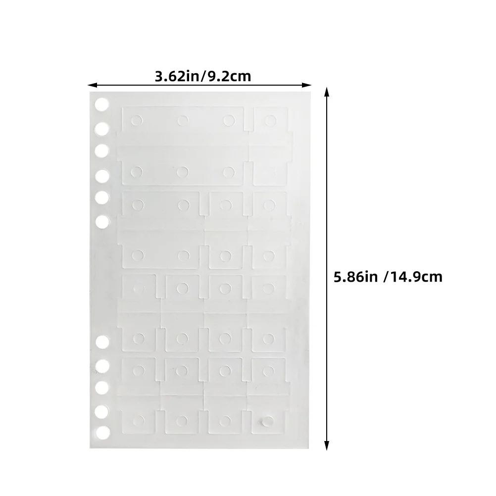 Indice autoadesivo portatile appiccicoso da 5 fogli per schede divisorie per libri Stick su blocco note Organizzatore Annotazione per ufficio scolastico