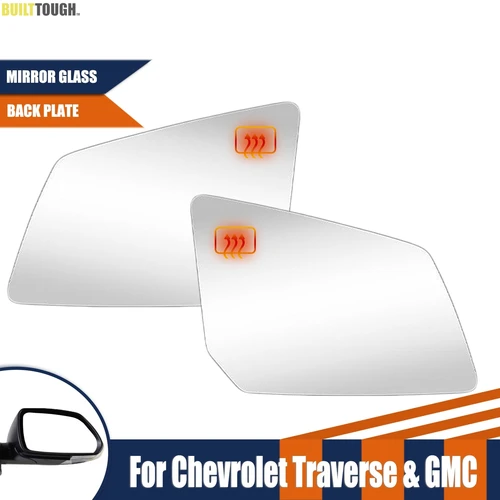 Para Chevrolet Traverse 2009-2016 Saturn Outlook 2007-2010 GMC Acadia 2007-2016 lado izquierdo derecho espejo calefactable vidrio grande