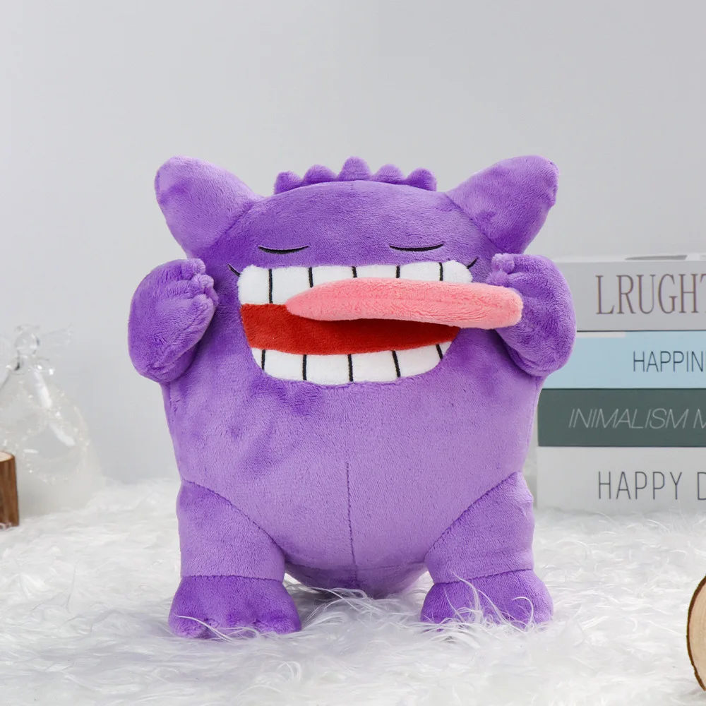

НОВАЯ Мягкая плюшевая игрушка Gengar Pokemon Gengar, мягкие куклы с животными, милый мультфильм Peluche, Рождественский подарок