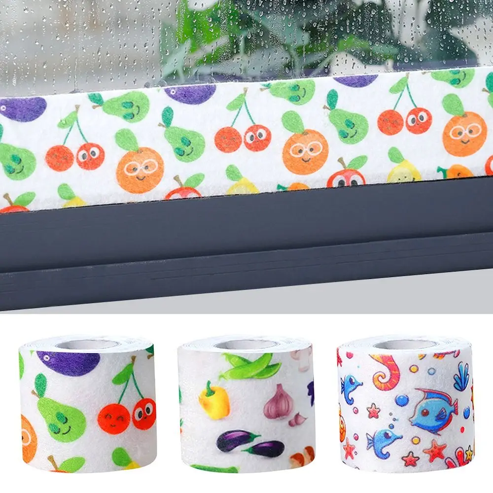 

Non-woven Sink Tape Cartoon Waterproof Wash Basin Sealing Tape Moisture-absorbing Self-adhesive Window Water-absorbing Sticker