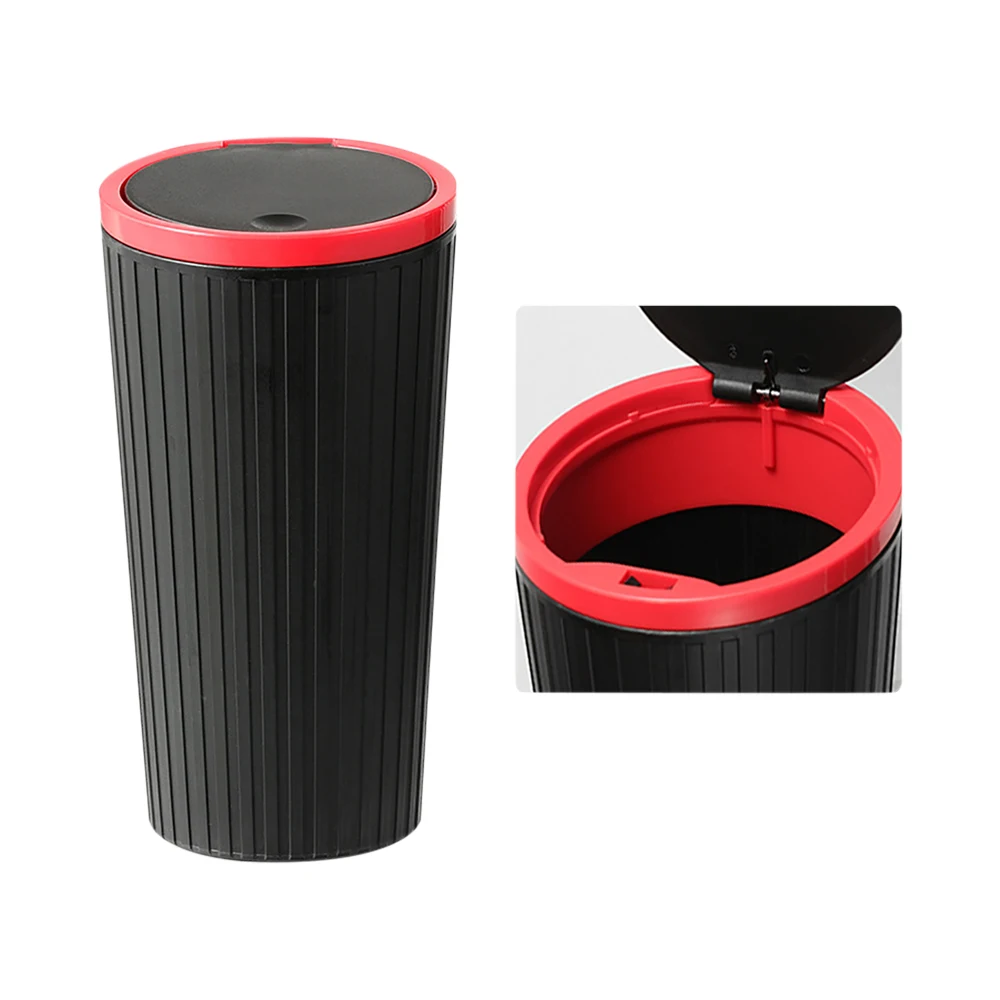 Mini Car Trash Bin Can Holder Car Interior Organizer Garbage Container Storage Box Bucket Auto Accessories