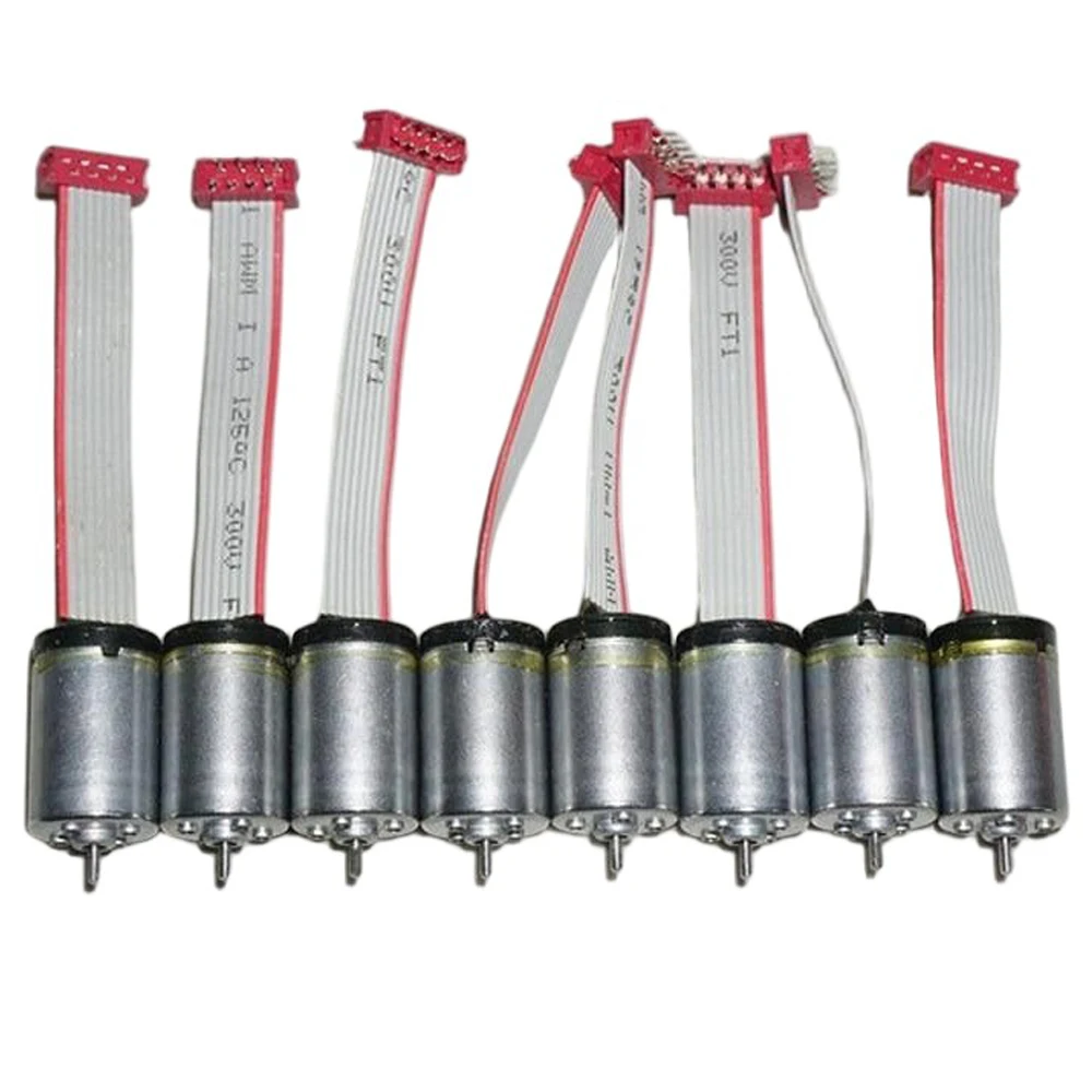 1625 16mm 3‑Phase 8‑Wire Brushless Motor With Hall Sensor 12V 18000RPM High Torque High Speed No Driver Brushless Motor
