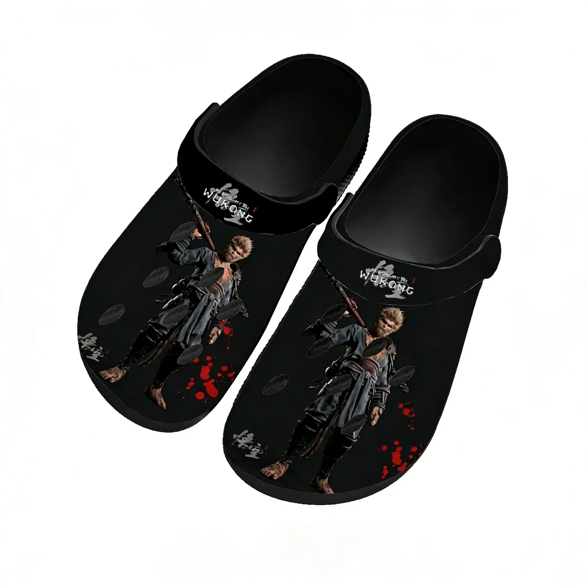 Black Myth Wukong Sandals Women Teenager Home Fashion Water Shoe High Quality Garden Breathable Comfort Beach Hole Slippers