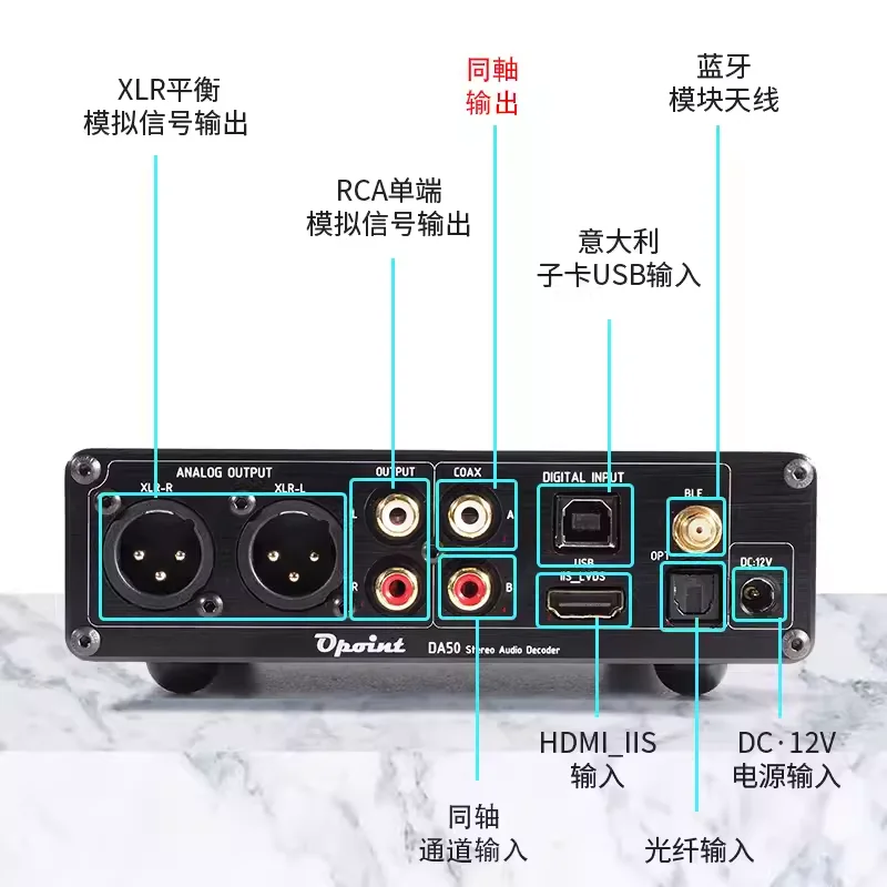 semibreve DA50 AKM Flagship DAC Chip AK4499EX Fully Balanced HIFI Fever Decoder Ear Amplifier AK4499