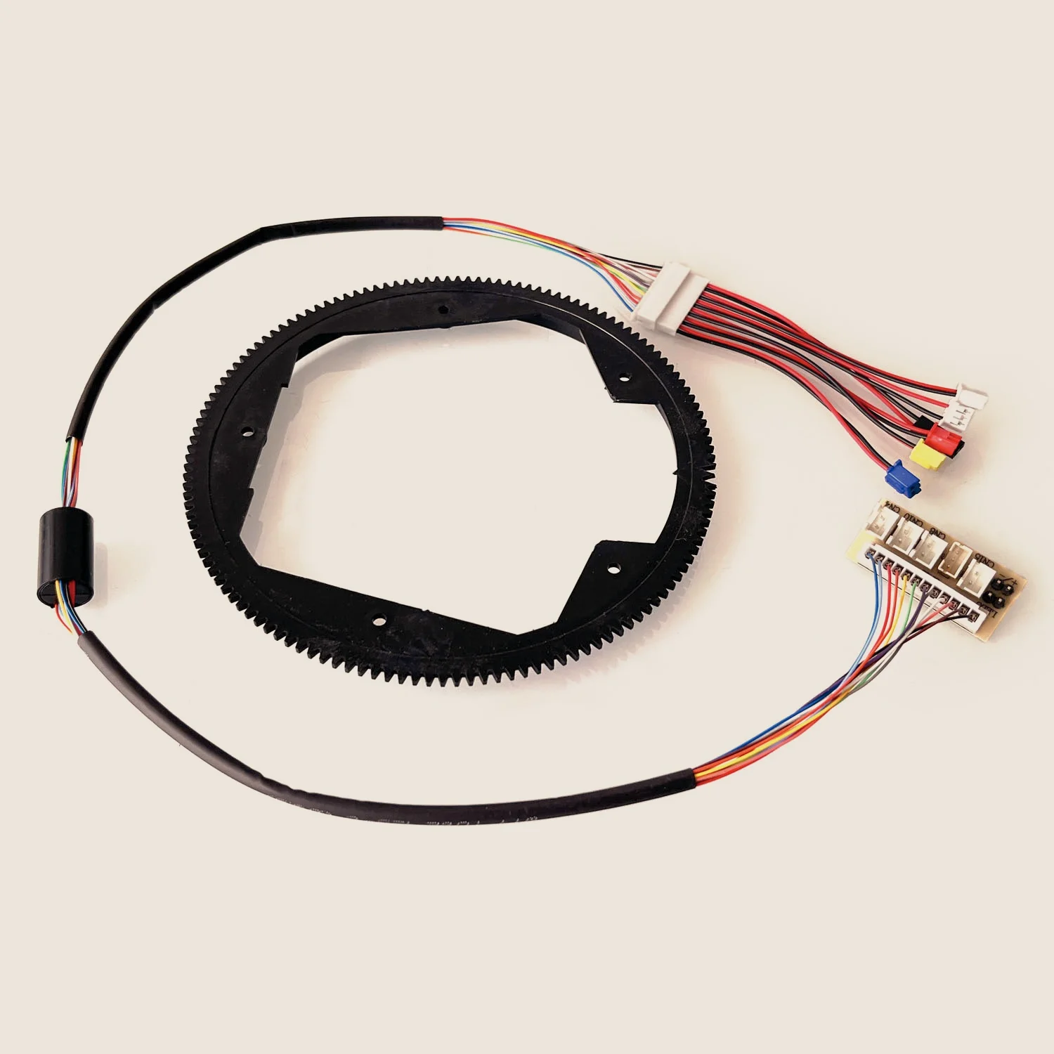 Duży plastikowy 360 °   Przekładnia obrotowa 7.0 z pierścieniem ślizgowym elektrycznym 12p do akcesoriów modelu czołgu RC Henglong 1/16