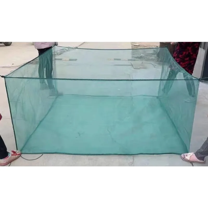 4*4*4m Fish Farming Aquaculture Tanks Fish Cage  Hapa Net Cage Fishing Nets