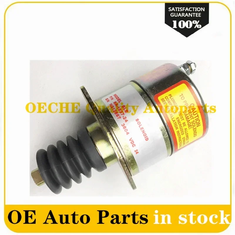 

High Quality Fuel Stop Solenoid SA-1637-24 24V For Excavator Parts 3071101 307-1101 307 1101 SA163724