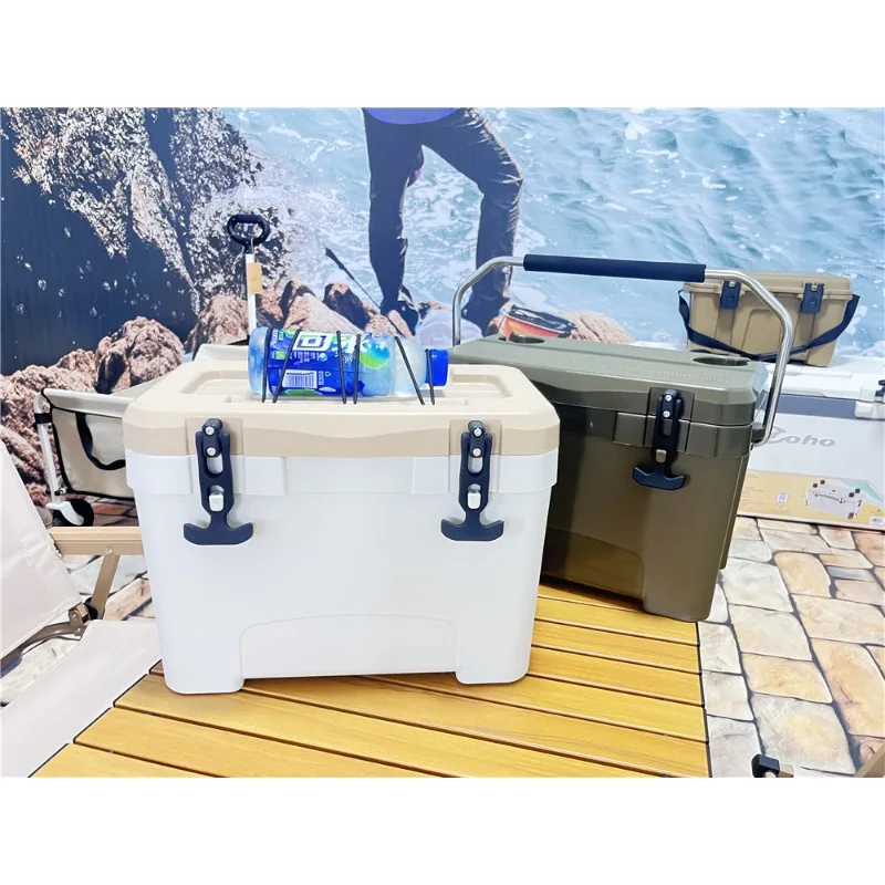 High quality 15 liters PP plastic waterproof thermal insulation portable thermal insulation box with lock multi-function