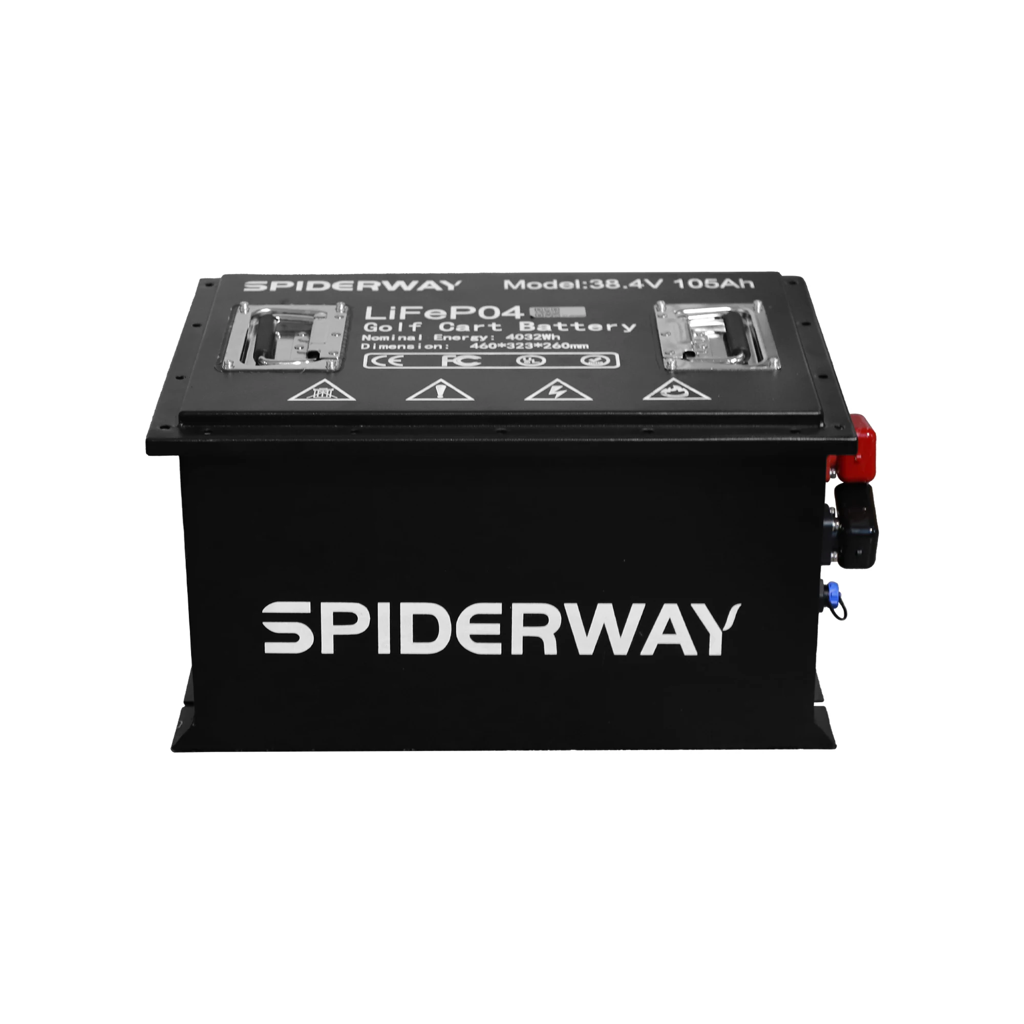 Bateria de carrinho de golfe de lítio 24V 105Ah LiFePO4 200A BMS 6000 + ciclos máximo 14,72KW com carregador rápido 25A para GEM ICON