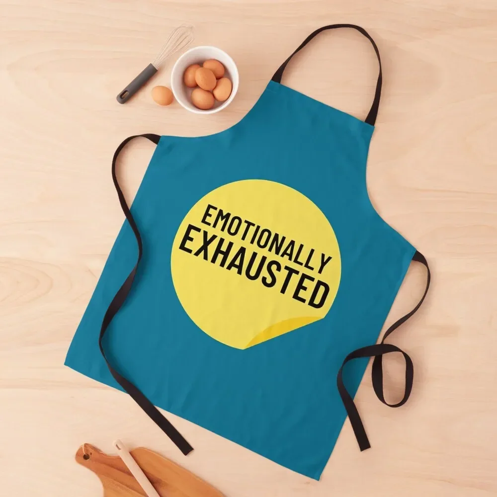 

Emotionally Exhausted Apron beauty master Kitchen For Women Apron