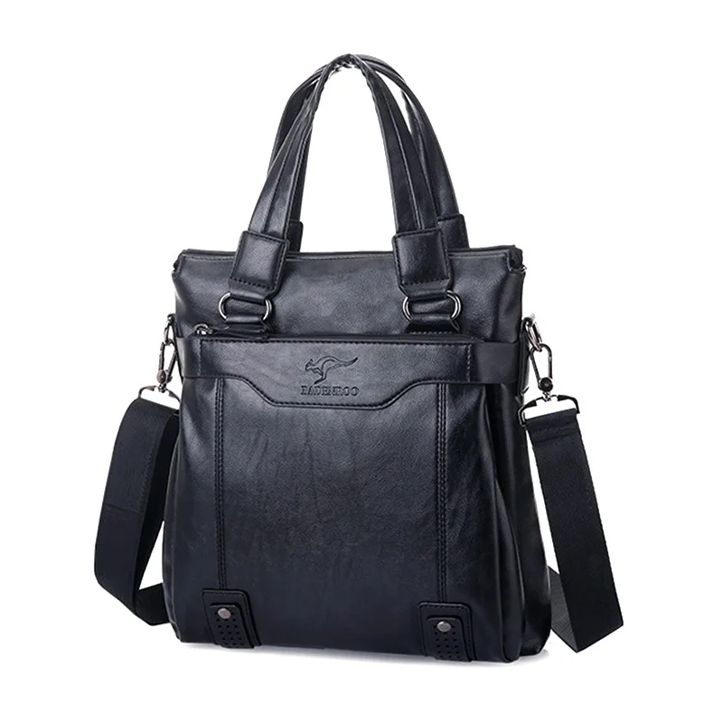 Bolso de mano Vertical para hombre, maletín de negocios, bolso de hombro cruzado, novedad de 2023