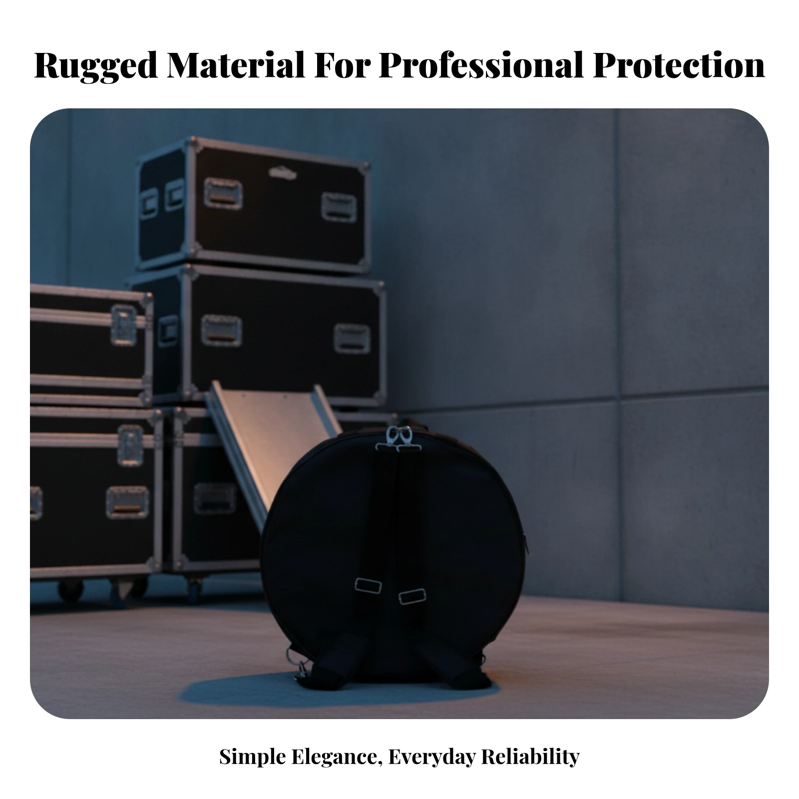 Snare Drum Bag Backpack Style Snare Drum Gig Bag Portable Structured for Drummers, Gigs, Rehearsals