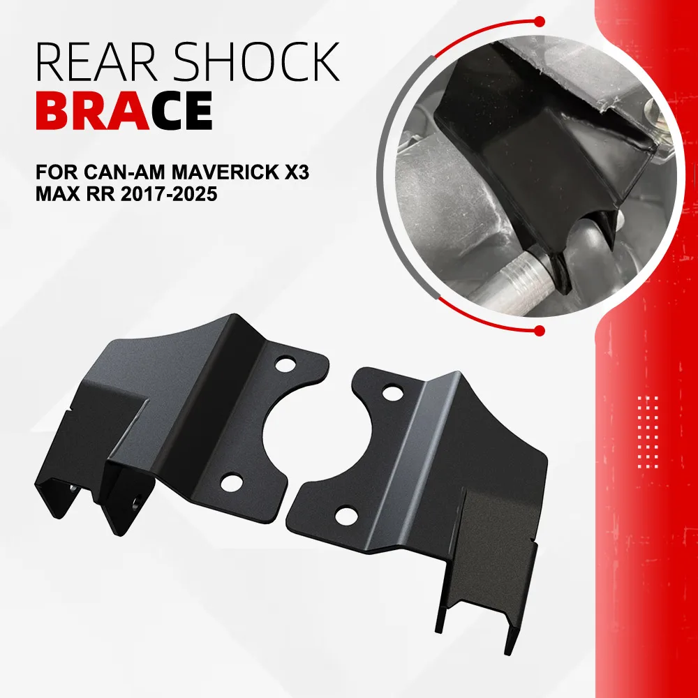 

For Can-Am Maverick X3 Max RR 2017-2025 2019 2020 2021 2022 2024 R RR MAX Turbo Motorcycle Accessories Rear Shock Brace Mounts