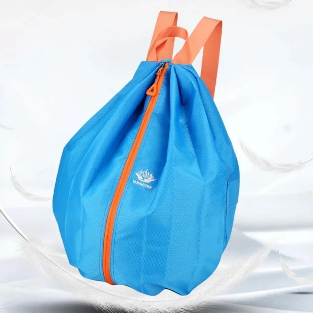 Multifunctional Portable Backpack Foldable Lightweight Shopping Bag Rucksack Waterproof Large Capacity Zip Storage Bag