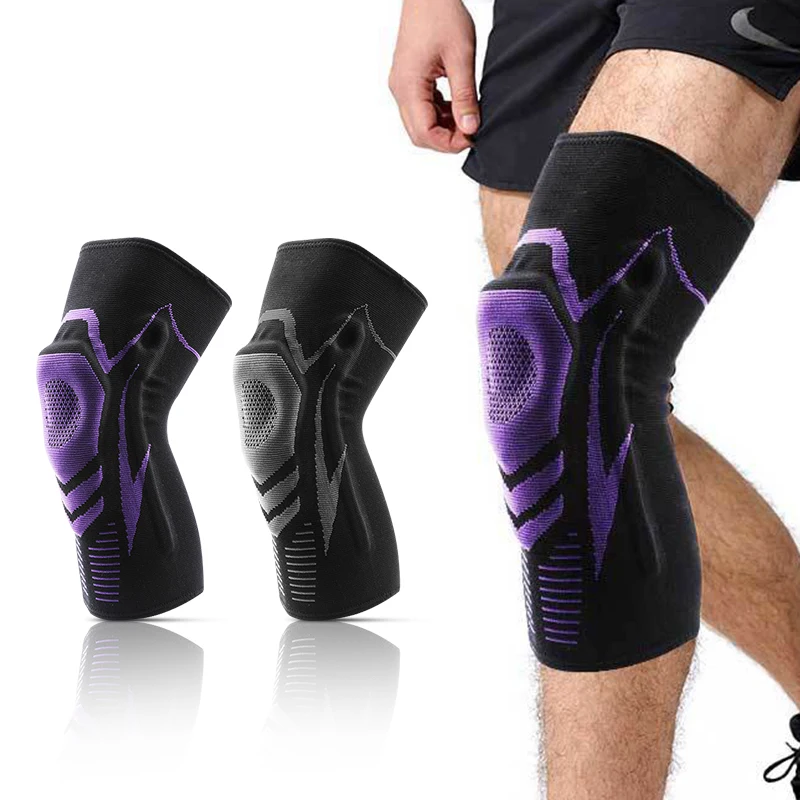 

Fitness Knee Pads Basketball Kneepads Protector Men Pressurized Support Gear Running Volleyball Brace Protector Sport Safety