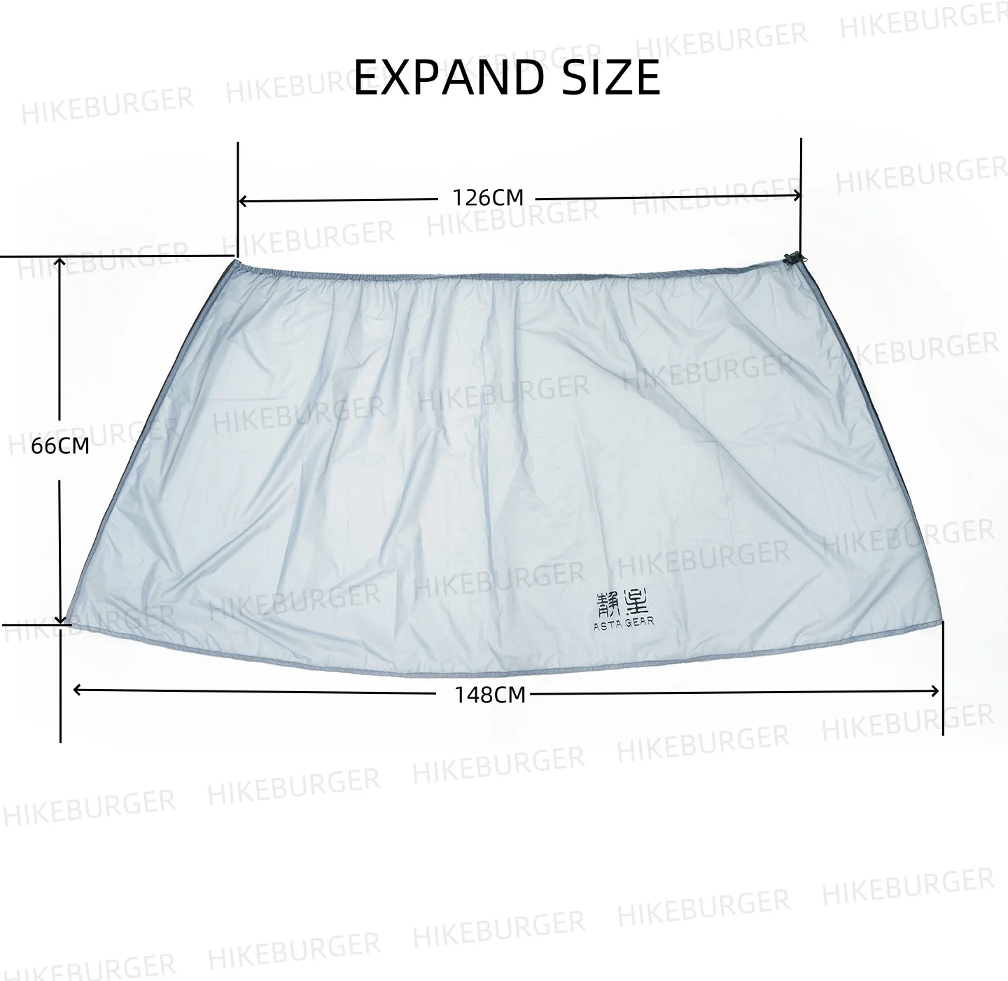 ASTA GEAR Outdoor-Regenkilt, ultraleicht, tragbar, 15D-Silikonbeschichtung, Regenrock, wasserdicht, winddicht, Wandern, Bergsteigen – Detail 2