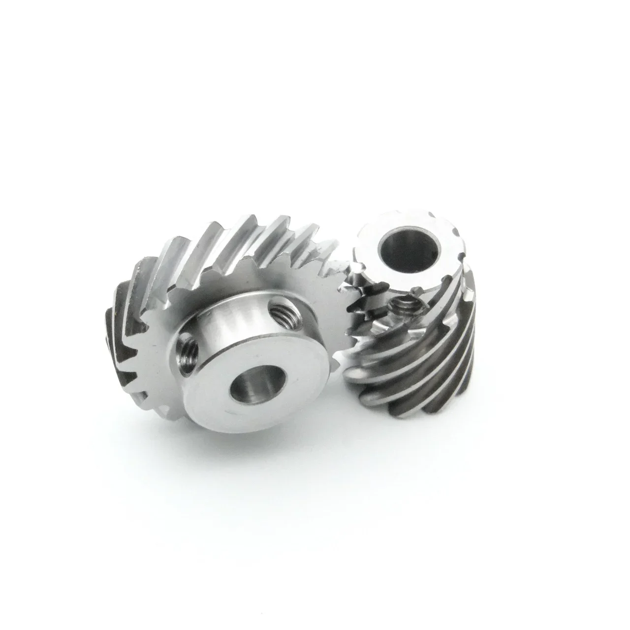 1: 2 Helical Gear Combination 6MM 10/20 Teeth Reduction Gearbox Parts 90-Degree Right Angle Corner Device Transmission