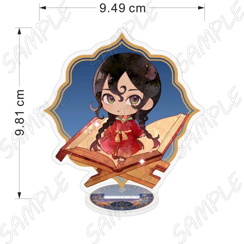 Anime A Witch's Life in Mongol Acrylic Standee Cute Jaadugar Chibi Figure Desk Stand Plate Töregene Fatima Tolui Keychain Gift