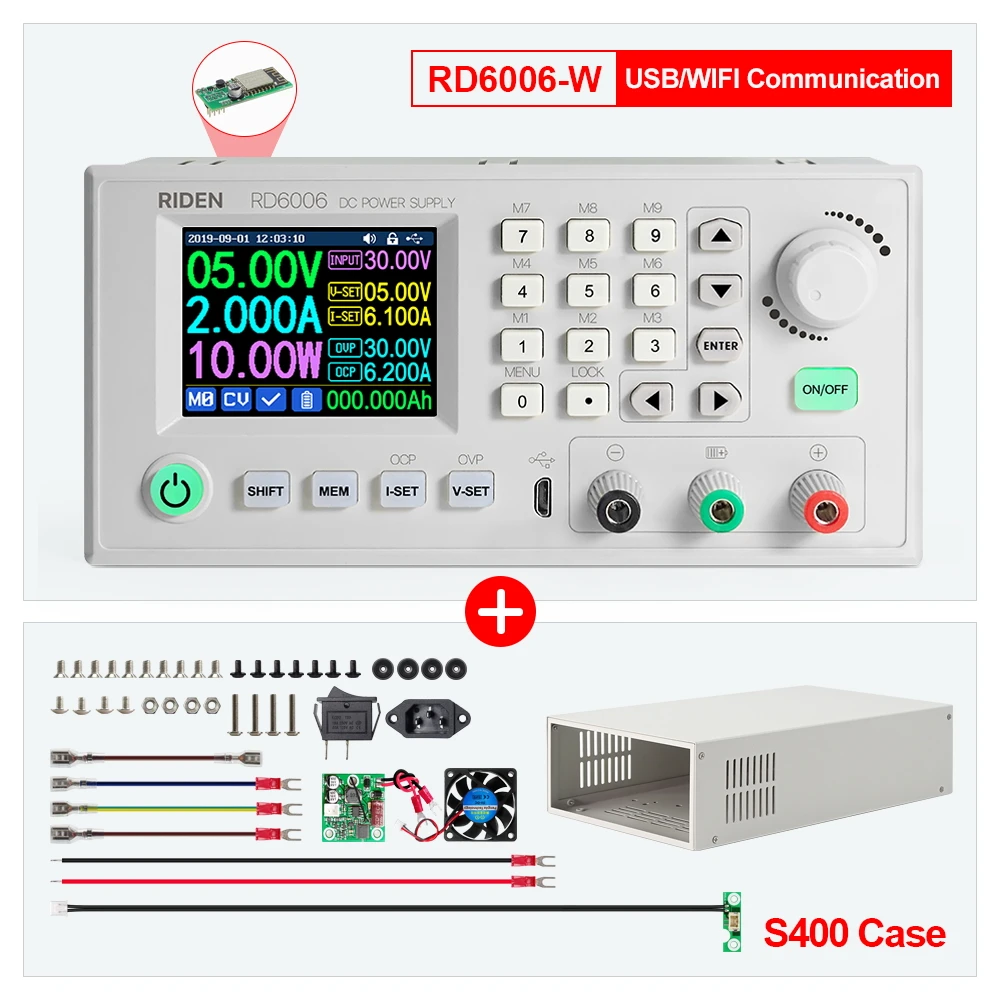 その他 RD RIDEN RD6006W USB WiFi 安定化電源 60V 6A