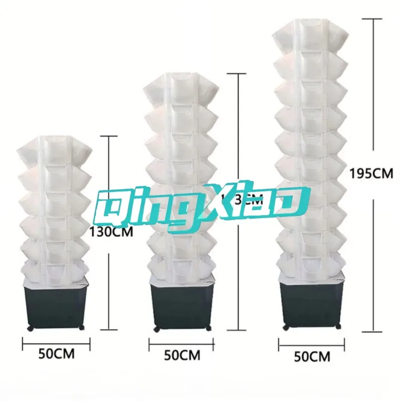 Vertical Multi Layer Hydroponic Tower Soilless Cultivation System For Greenhouse Indoor Balcony Fruit Vegetable Flower Planting
