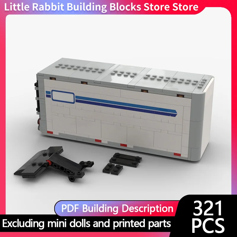Speed Racing Car Model MOC Building Bricks Box Attachment Modular Technology Children Holiday Gifts Assemble Toys Suit