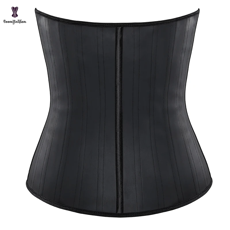 2023 New Arrival 14 Buckles Closure Height 28CM Women's 21 Steel Bones Waist Trainer Shaper Shinny Latex Corset Plus SizeXs-6Xl