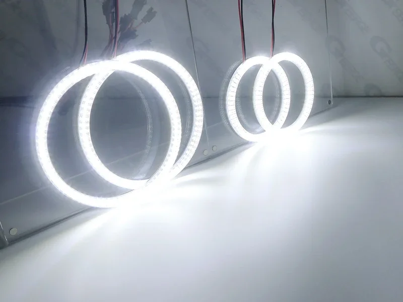 لكيا ماغنتيس لوتز أوبتيما MG 2005 2006 2007 2008 الترا برايت AW المفتاح DRL بدوره إشارة LED عيون الملاك عدة خواتم هالة