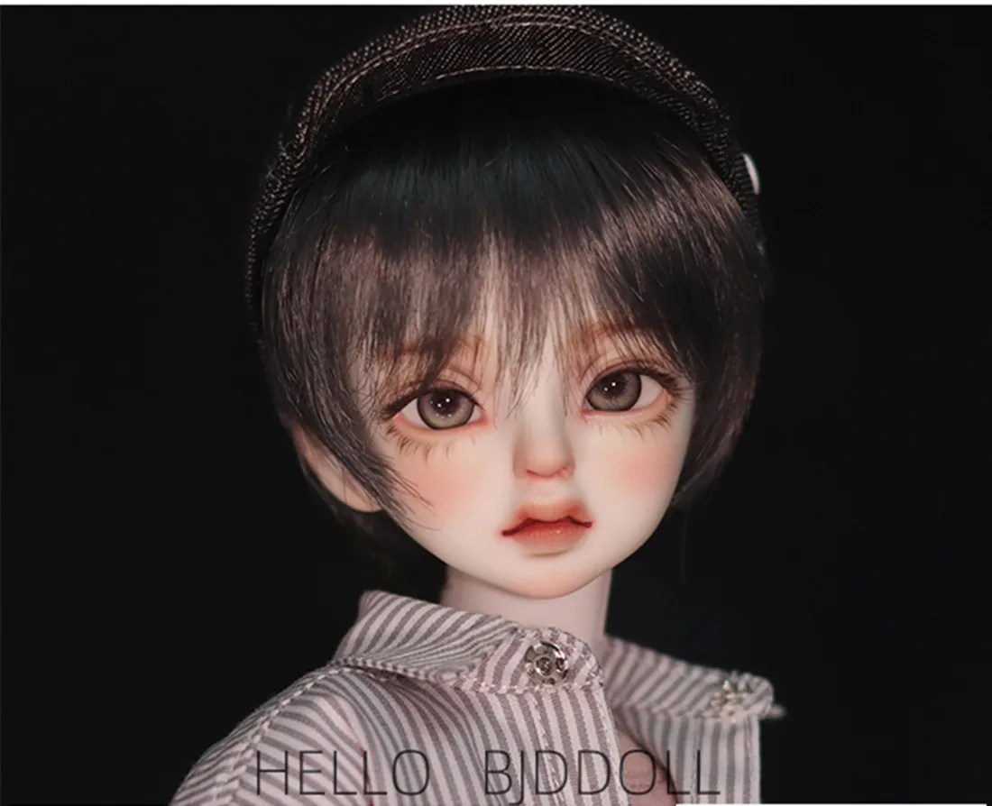 دمية مع مفصل shiba cat ، bjd ذكر ، sd ، sd ، sd ، راتنج ، طفل ، نبيل ، وسيم ، بقعة ، مكياج ، شحن مجاني ، جديد