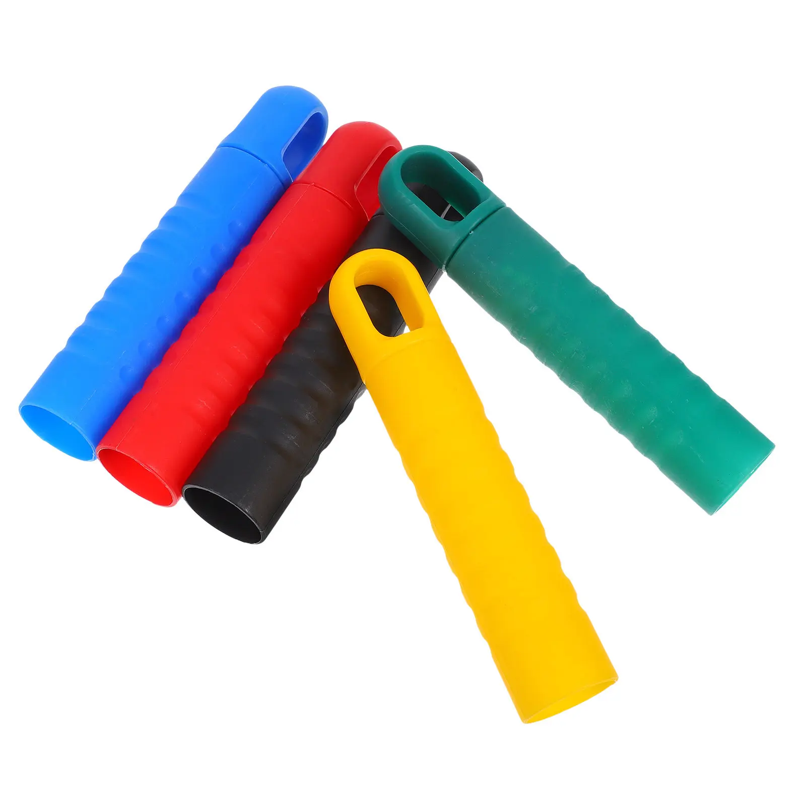 5Pcs Cleaning Dustpan Handle Mop Rod Handle End Sleeves Comfortable Grip Replacement Caps for Broom Pole Clothesline Stick 25Mm